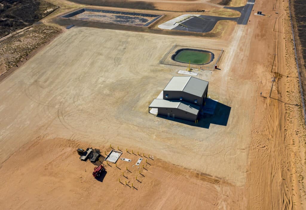 buildings at Big Spring/Howard County Big Sandy MSW Landfill