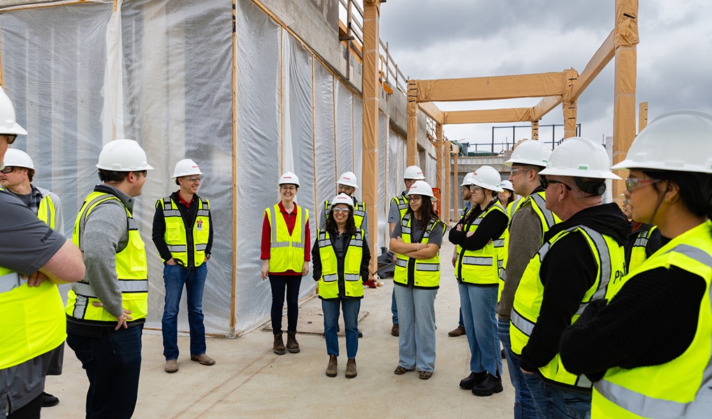 People in hardhats