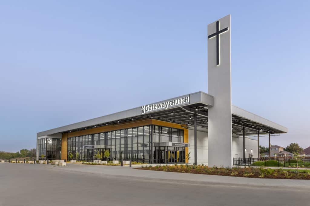 Exterior photograph of Gateway Church - Justin Campus