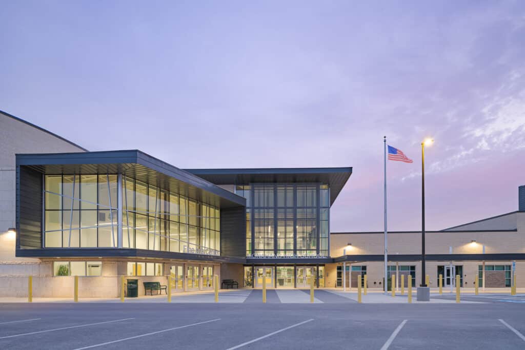 exterior Monahans-Wickett-Pyote ISD 2019 Bond High School