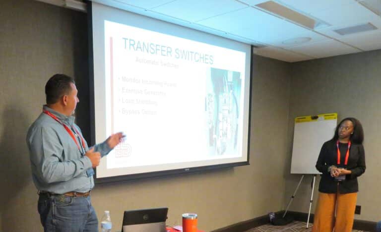 Presenting at a conference