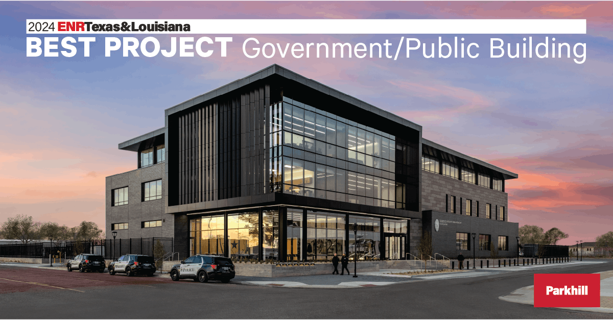 Graphic for 2024 Engineering News-Record Best Project Award for Government Building