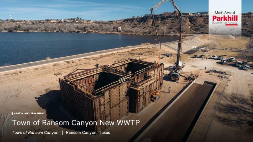 construction of Ransom Canyon New WWTP