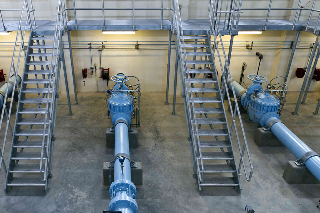 Interior of the Potter County Well Field