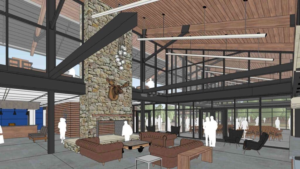 interior renderings of Big Blue House