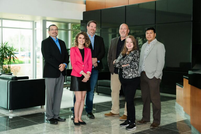 Photo of group from Oklahoma-based Chahta Architecture following company merger