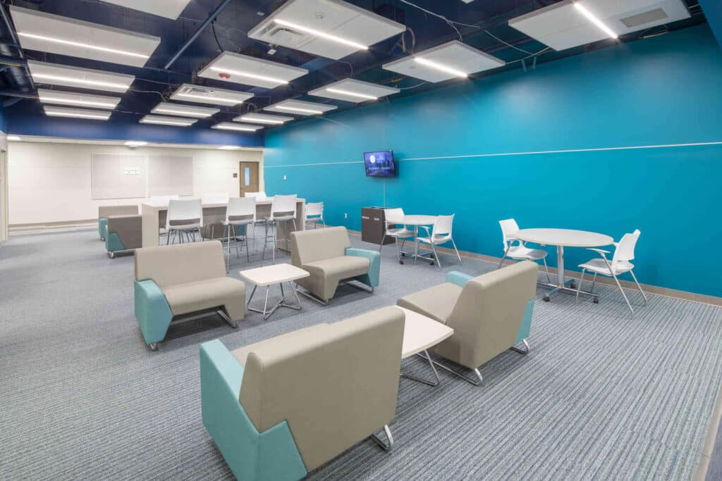 Interior view of El Paso Community College Rio Grande Campus.