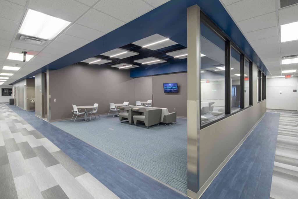 Interior view of El Paso Community College Rio Grande Campus.