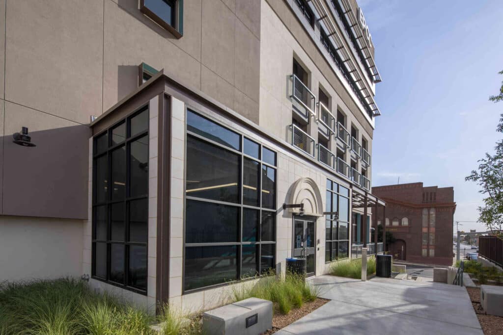 Exterior view of El Paso Community College Rio Grande Campus.