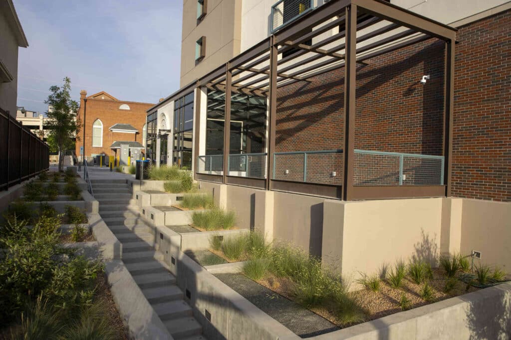 Exterior view of El Paso Community College Rio Grande Campus.