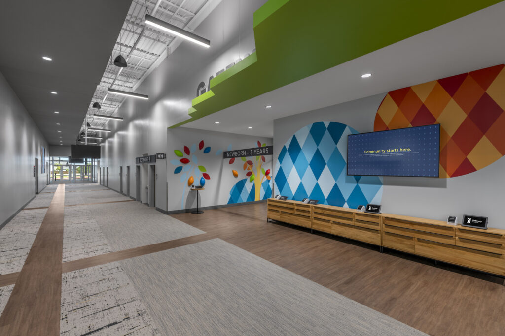 Interior of Gateway Church Frisco Campus Expansion