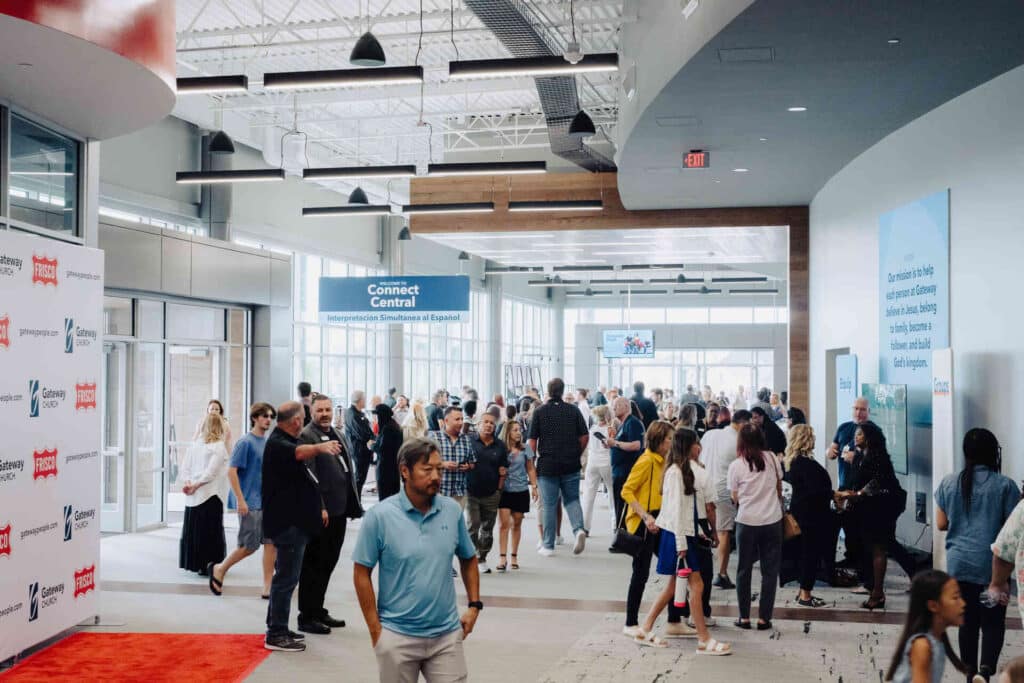 Interior of Gateway Church Frisco Campus Expansion