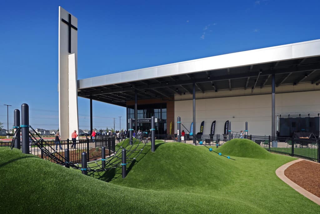 Playground area of Gateway Church — Justin Campus