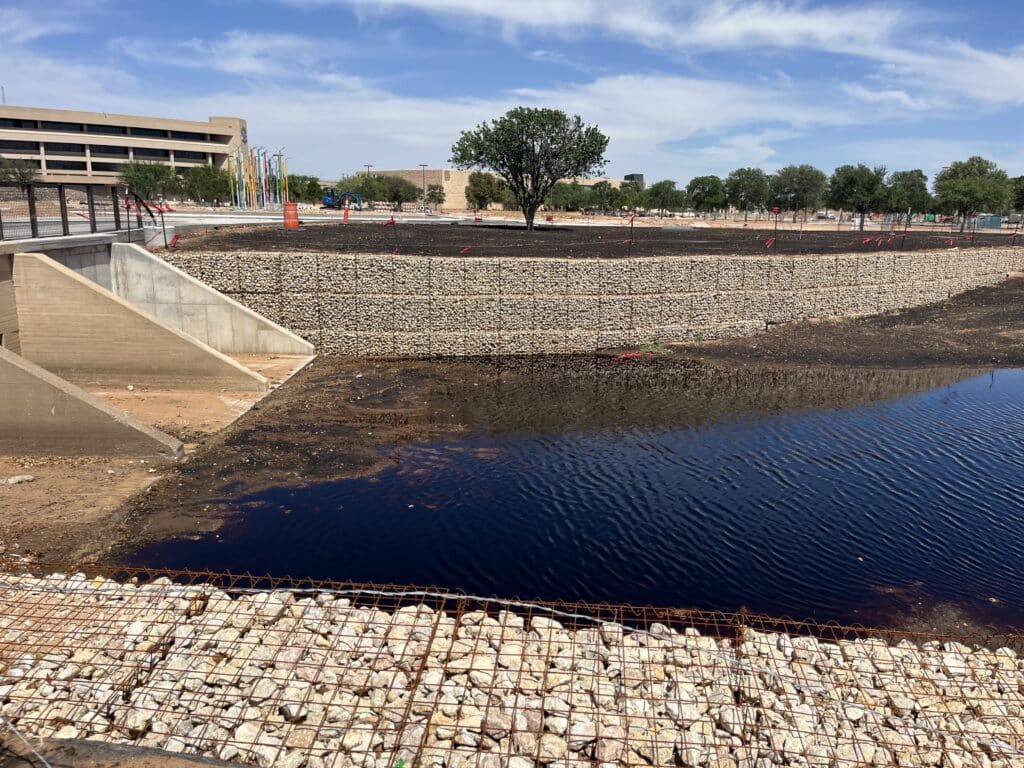 UTPB Drainage Project - Culvert and channels