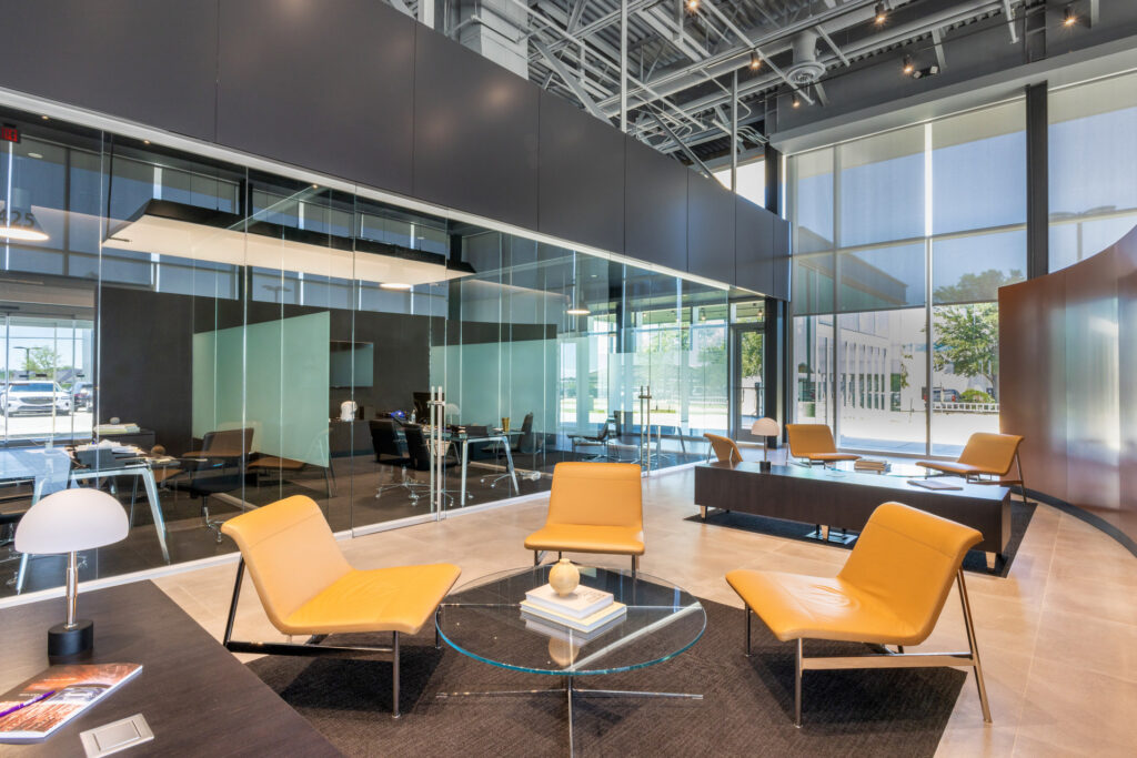 Sitting area of Jerry Durant-Genesis Dealership