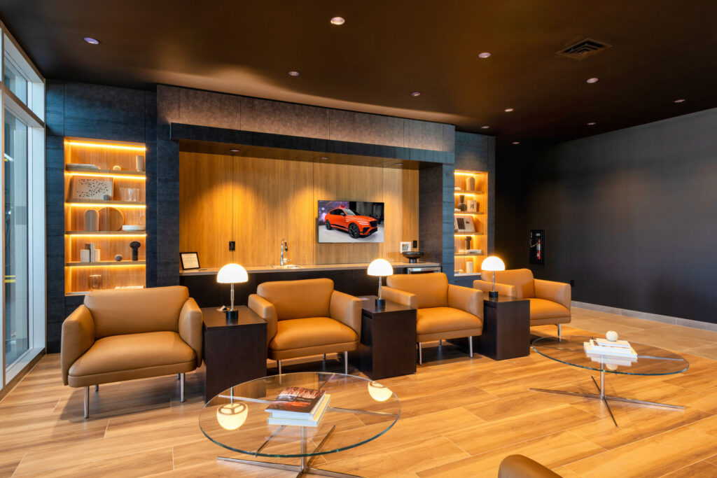 Sitting area of Jerry Durant-Genesis Dealership