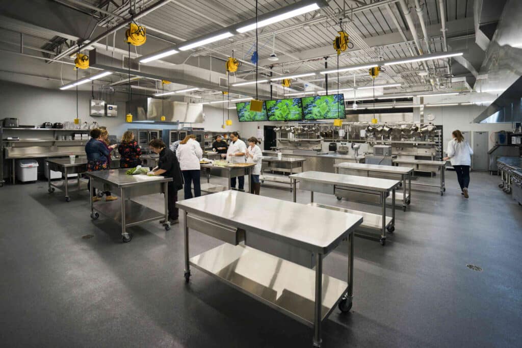 Interior of Lubbock-Cooper High School Career and Technical Education Wing