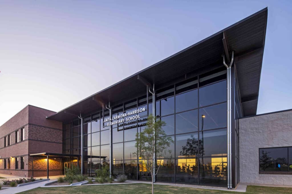 Exterior view of Carmona-Harrison Elementary