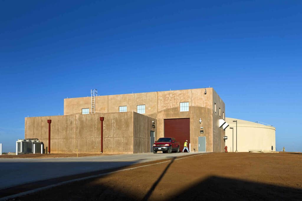 exterior City of Lubbock Lake Alan Henry Water Treatment Plant
