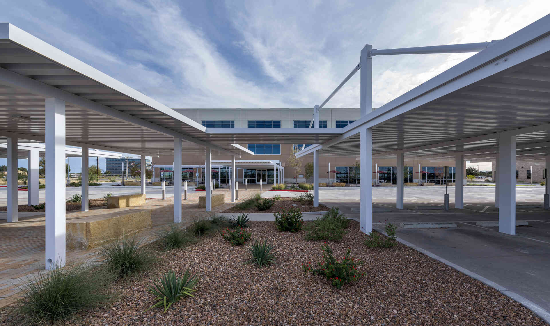 Exterior of new corporate headquarters