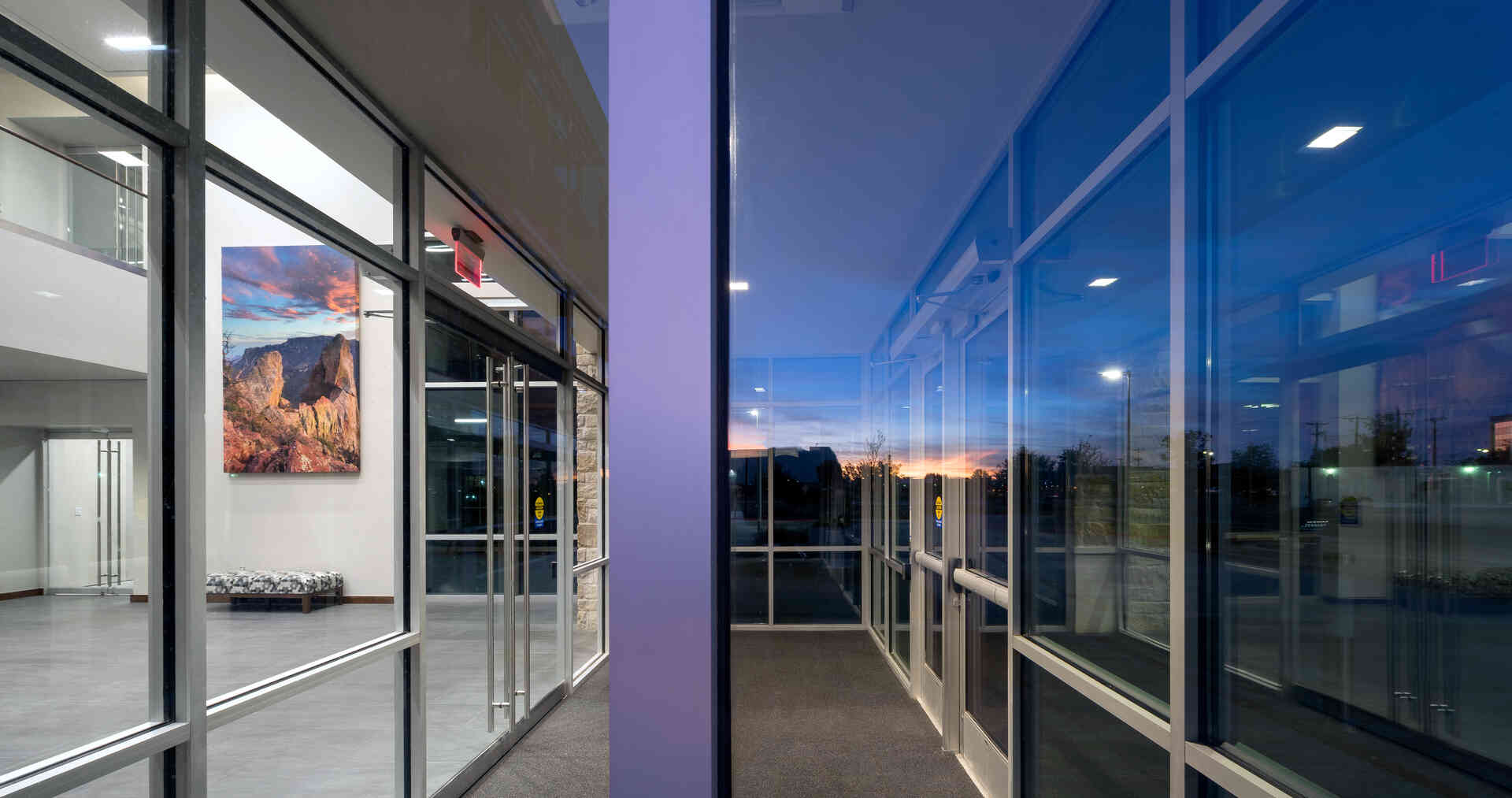 Exterior of new corporate headquarters