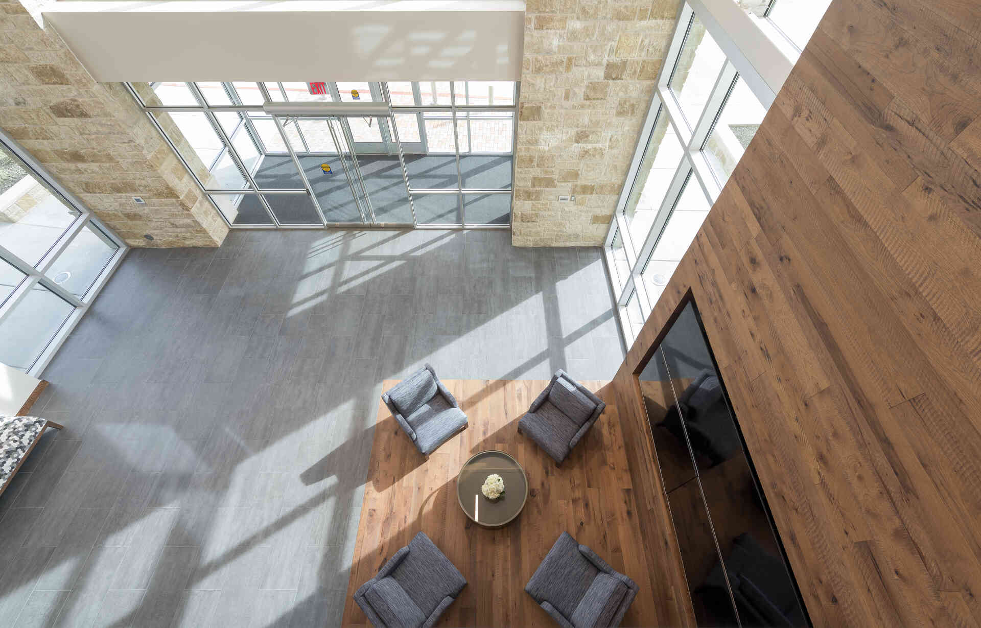 Interior of new corporate headquarters