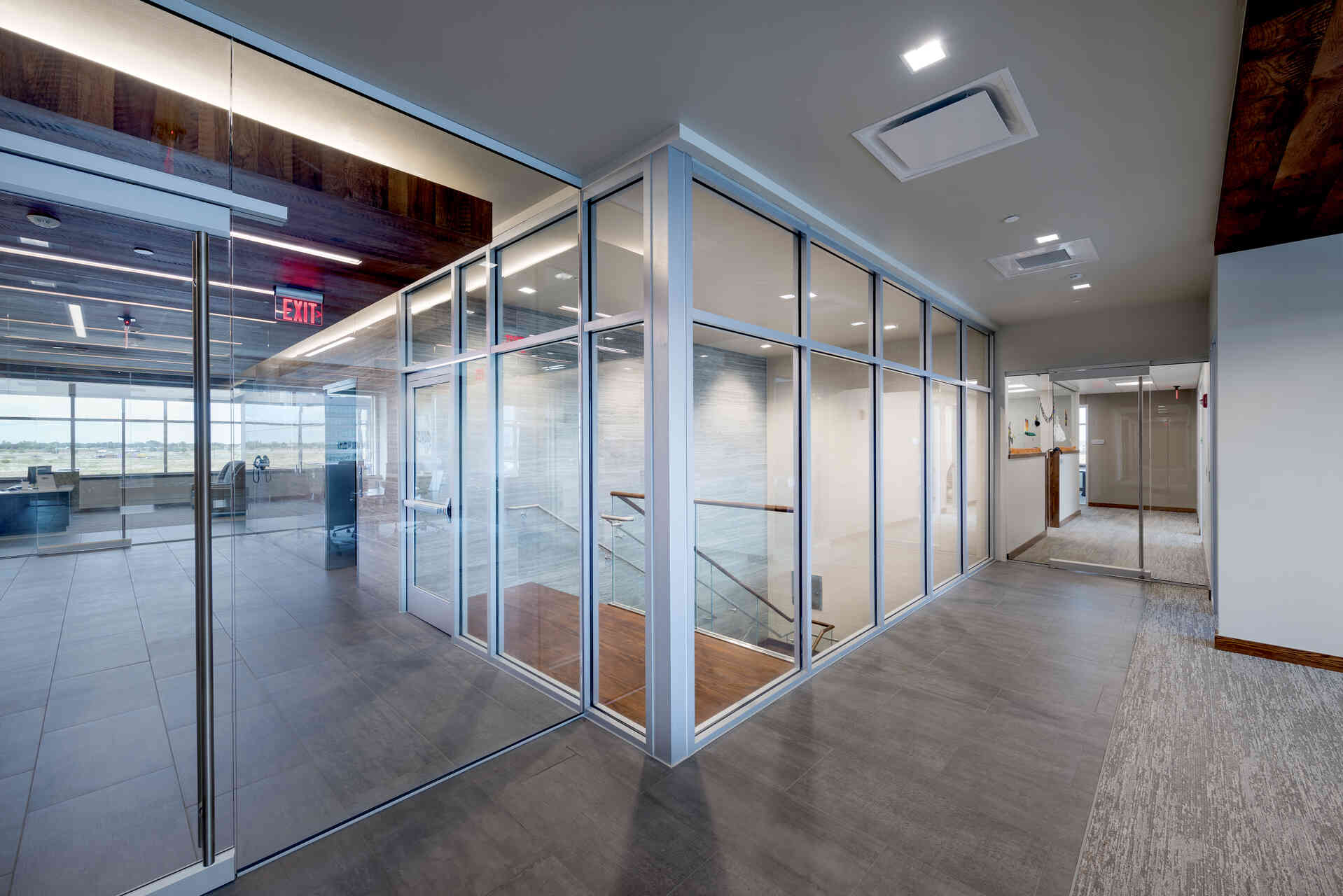 Interior of new corporate headquarters
