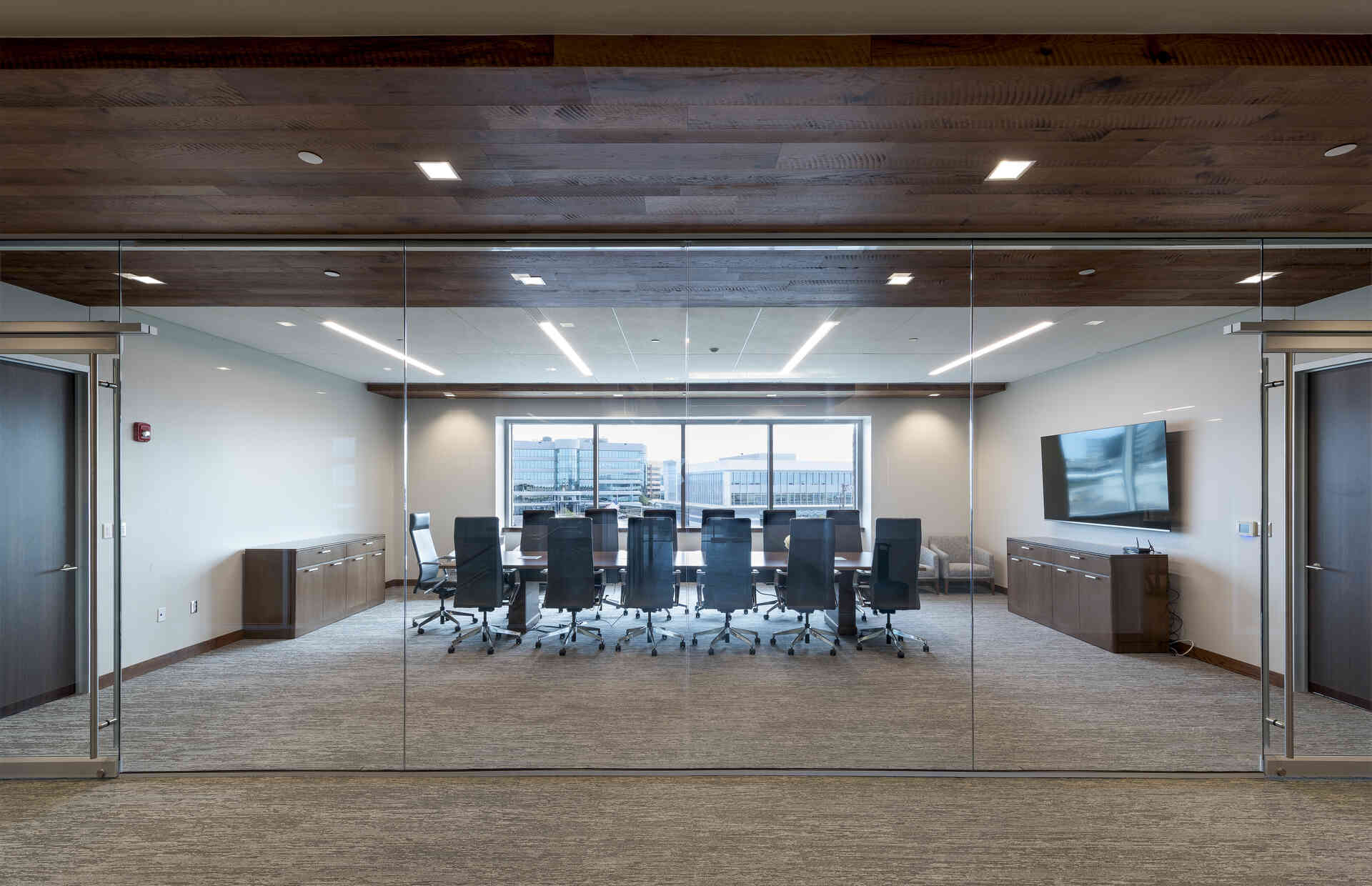 Conference room of new corporate headquarters