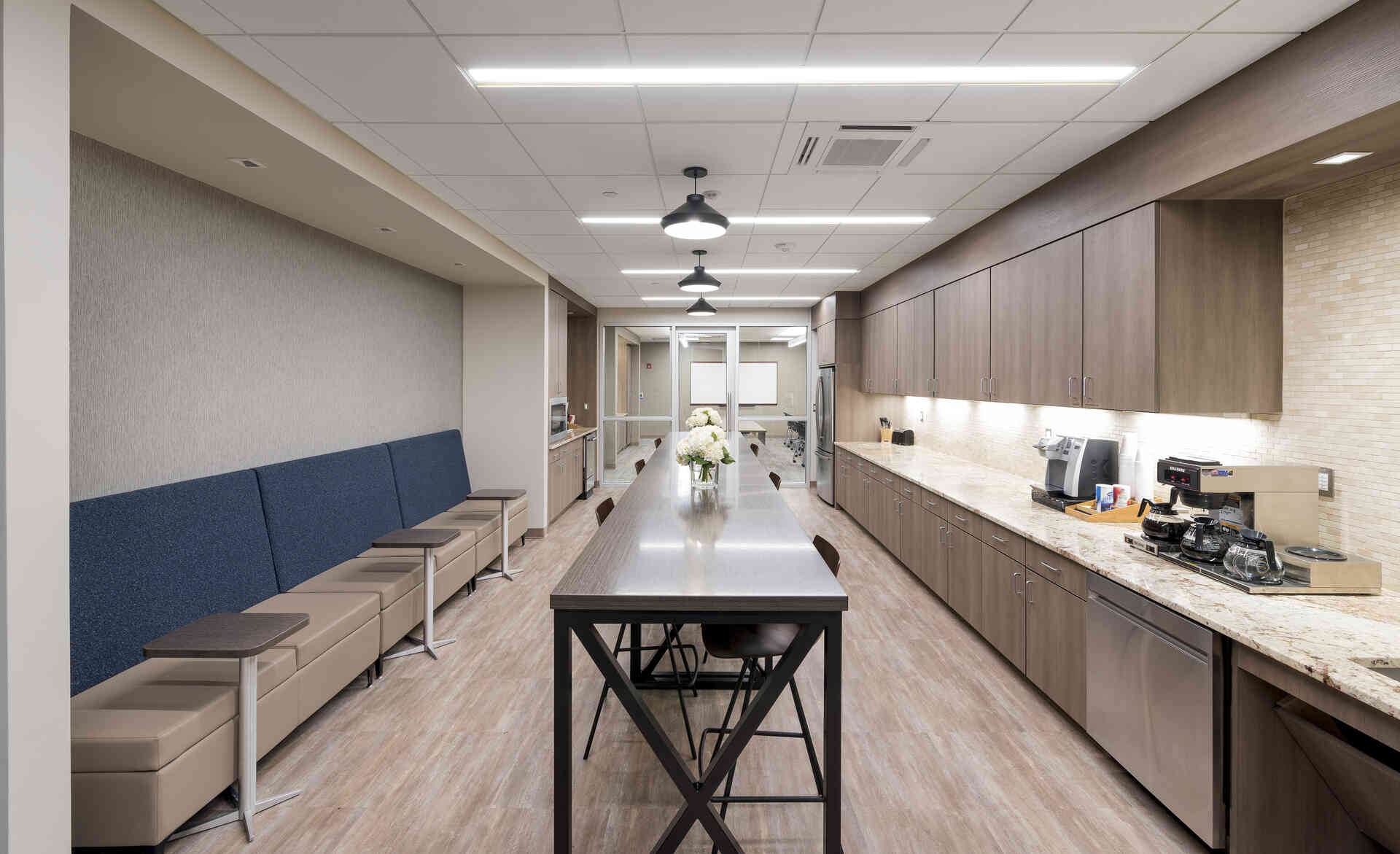 Interior of new corporate headquarters