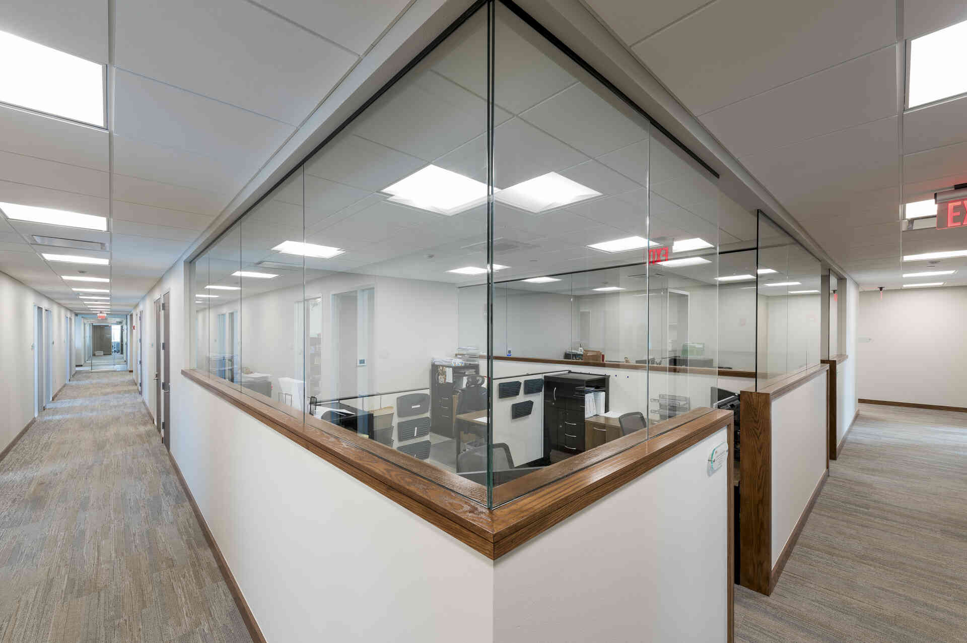 Interior of new corporate headquarters