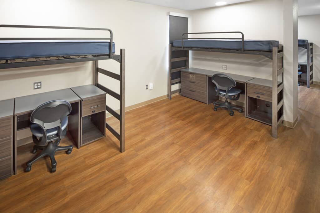 dorms inside New Mexico State University New Juniper Residence Hall