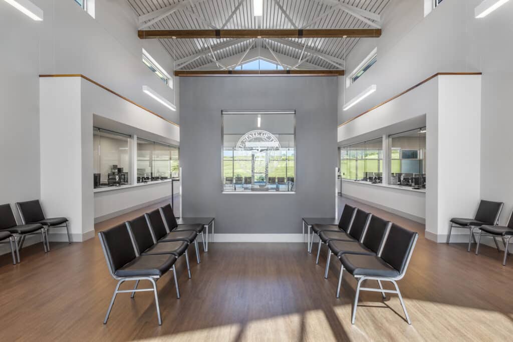 Lobby of Parker County East Courthouse