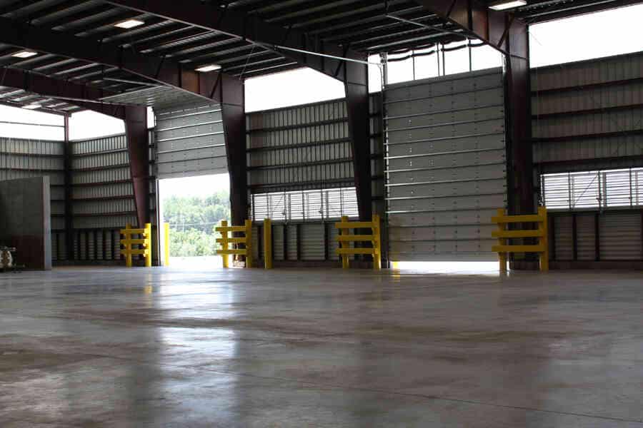 interior shot of the Norman Solid waste transfer station