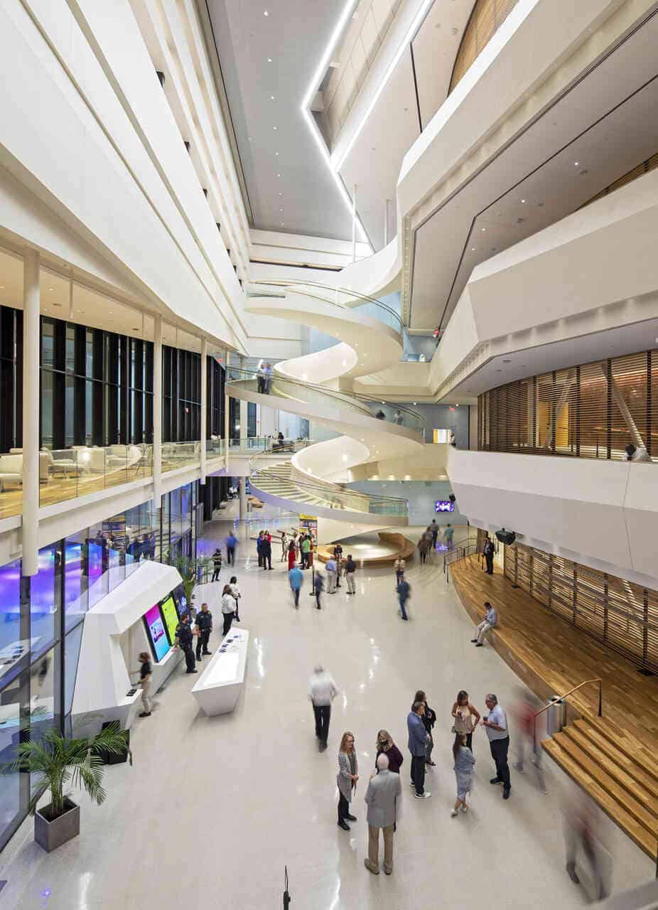 Interior of Buddy Holly Hall