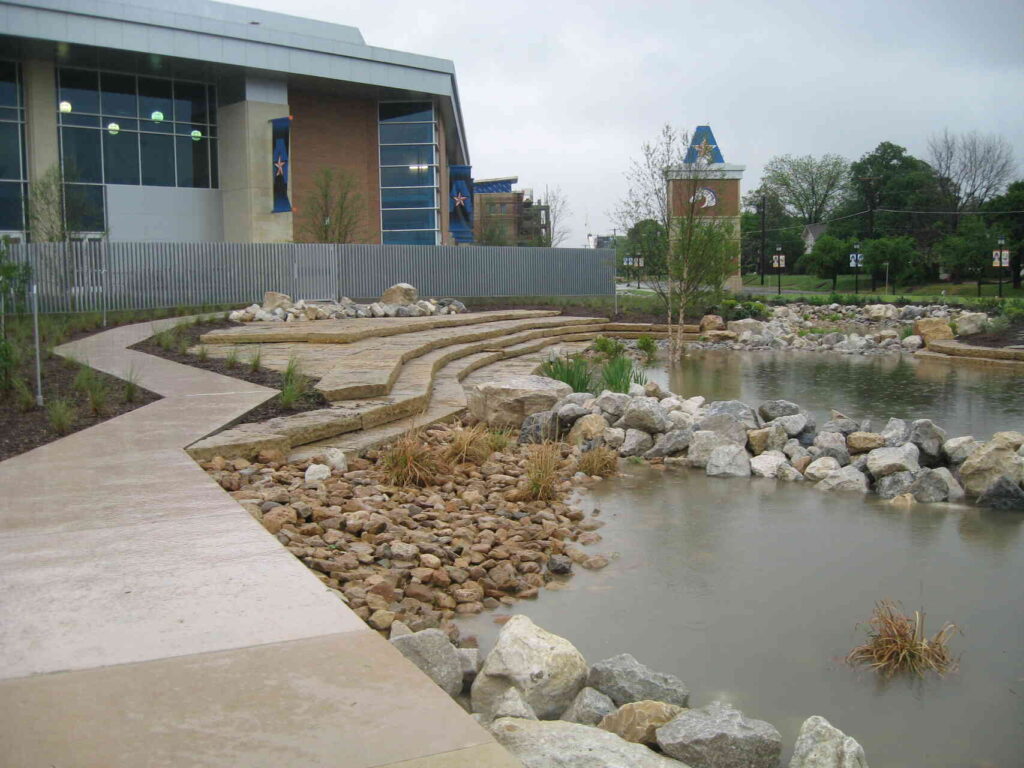 landscaping of The Green at College Park