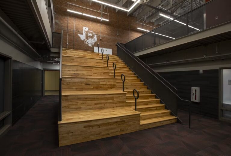 Interior view of stairs