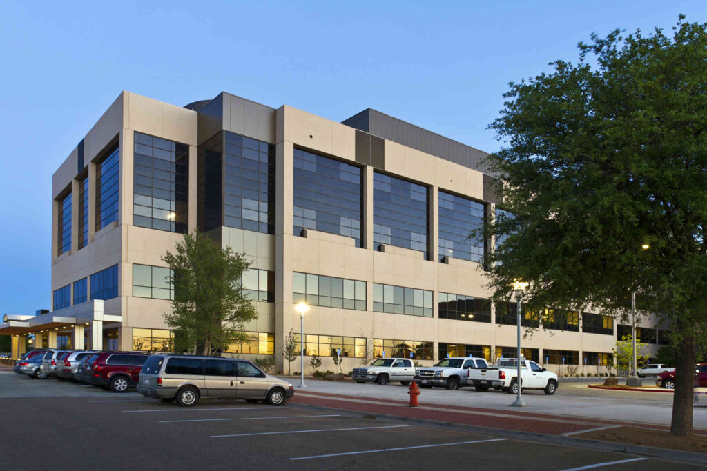 Exterior of East Tower University Medical Center