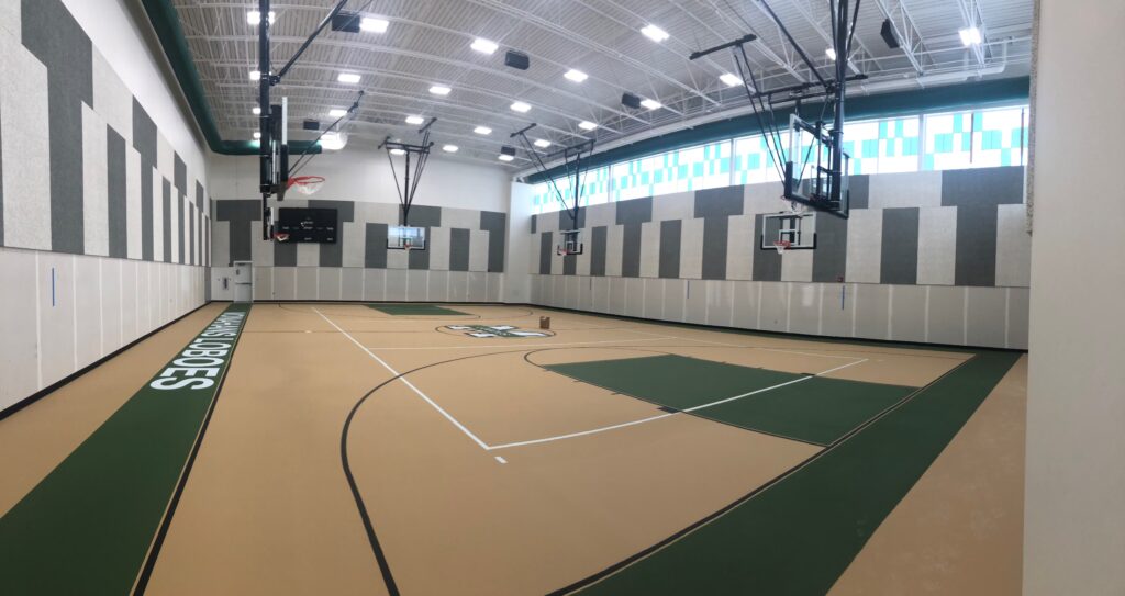 Interior from the gym of Monahans-Wickett-Pyote ISD
