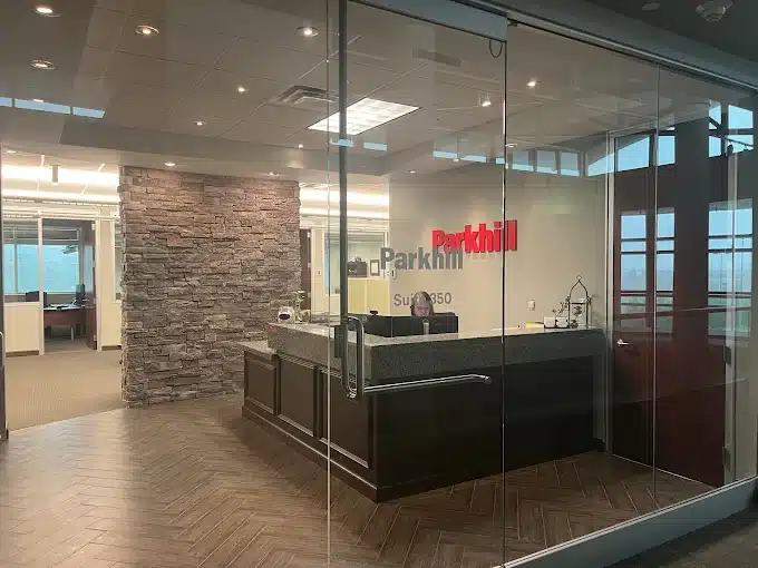 Parkhill Oklahoma City suite reception area.